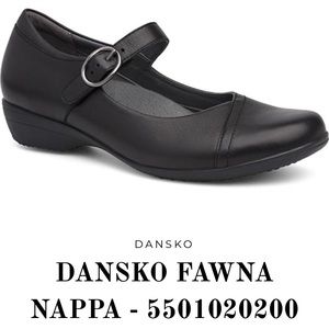 DANSKO FAWNA NAPPA. Size:39. Black.